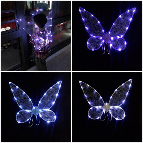 发光翅膀儿童节节日派对COS装扮