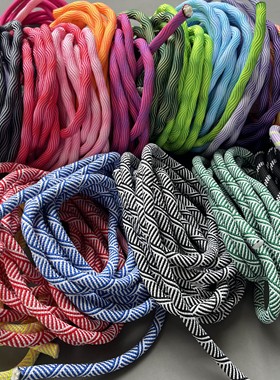 8mm粗扭扭绳包芯圆绳登山绳手工diy环保袋包带手机挂绳尼龙绳子