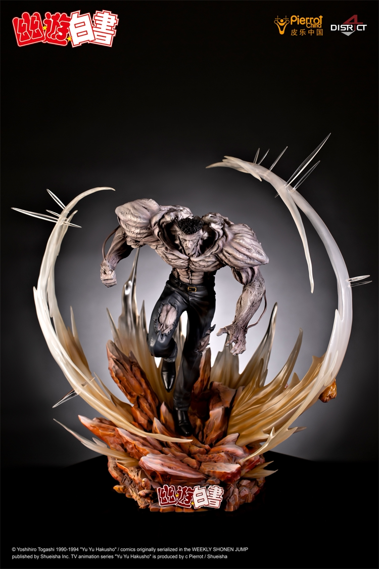 预售 district4 幽游白书系列02 户愚吕弟 100%形态 限量雕像