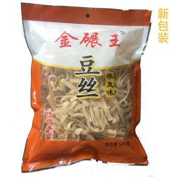 金碾王蔡甸豆丝豆皮豆折1000g袋湖北武汉特产荞麦味豆丝果肉条