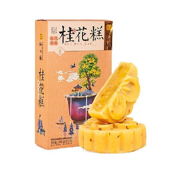 知味观桂花糕板栗味190g中华老字号杭州手工特产传统糕点心网