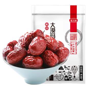 燕之坊大漠玛瑙红枣新疆大枣山珍南北干货核小皮薄400g果肉条包装