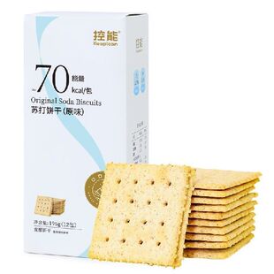 DGI 控能苏打饼干 饱腹代餐 休闲零食 原味196g/盒