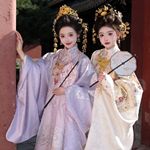 明制立领重工汉服套装春秋古装织金套装古风对襟衫马面裙中国风女