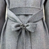 多功能丝巾扣高端方巾衬衫 飘带蝴蝶结呢大衣风衣打结大小扣