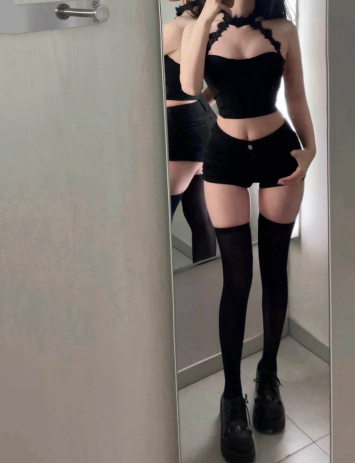 直筒裤超短裤常规牛仔布夏季