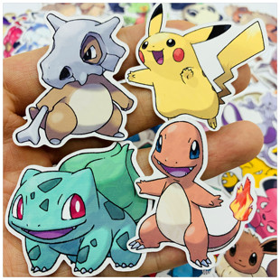 手帐贴纸 pokemon皮卡丘 宝可梦 251枚 宠物小精灵 神奇宝贝 手账