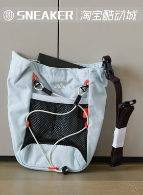 adidas阿迪达斯男女可调节单肩斜挎包徒步户外收纳包KC0238KC0239