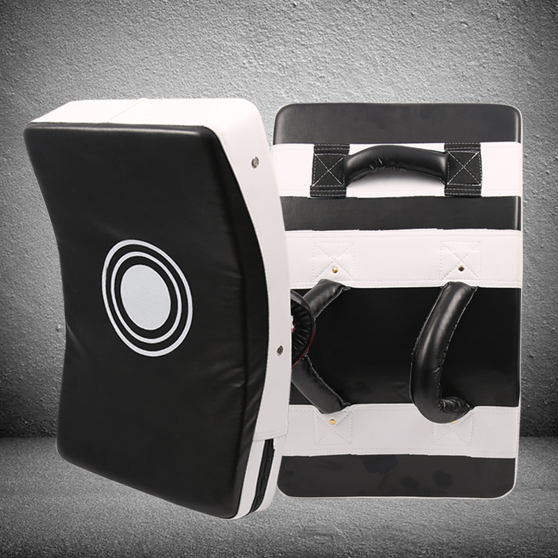 跆拳道脚靶后踢靶侧踢靶弧形胸靶大脚靶散打拳击泰拳弯靶