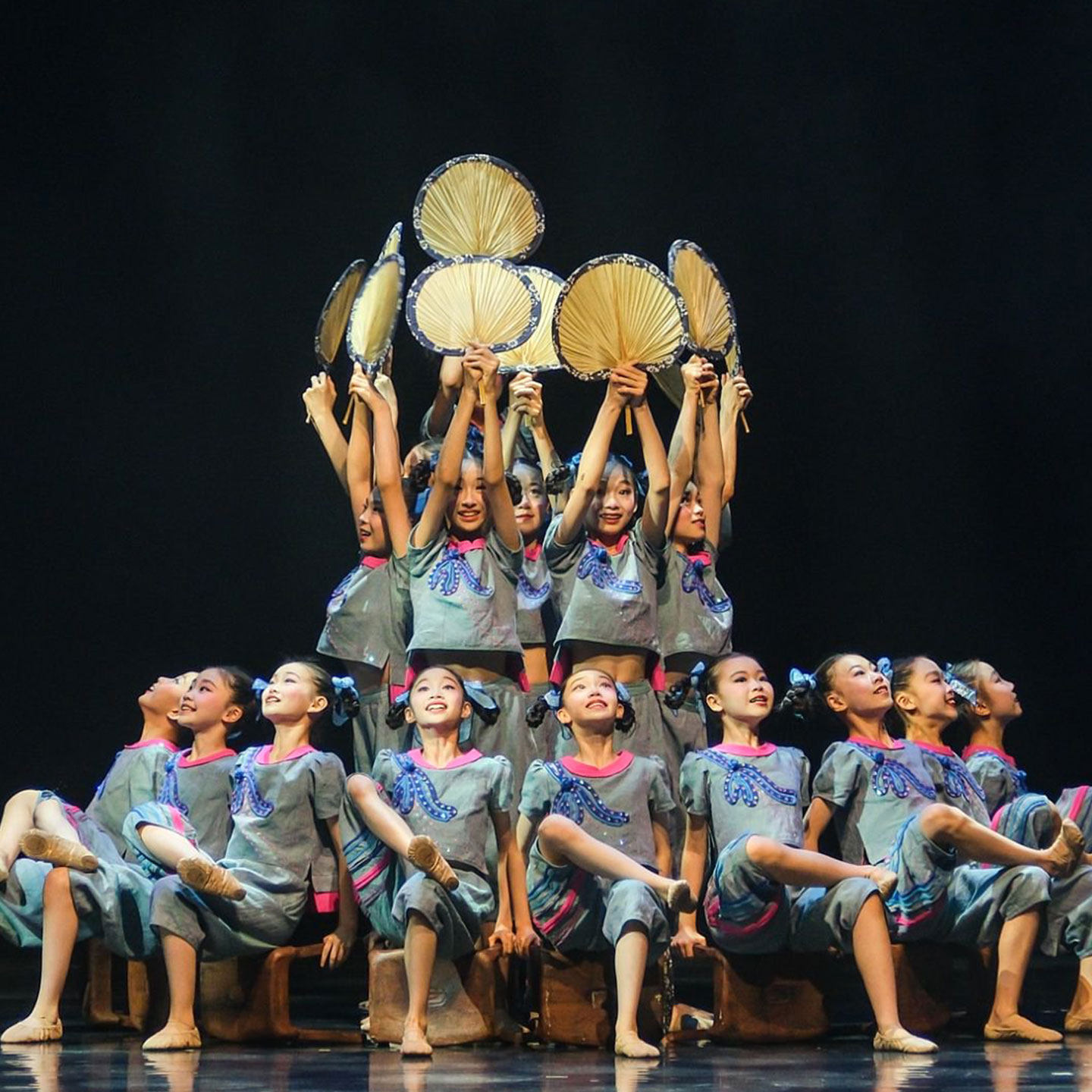 夏天的记忆舞蹈服日常可穿新中式表演服蒲扇摇过的夏天演出服服装