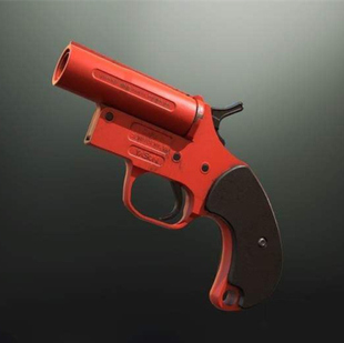 和平吃鸡信号枪空投红外线激光枪金属模型可折叠拆弹信号玩具