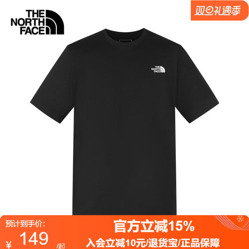 TheNorthFace北面T恤25春夏男女休闲舒适透气纯棉圆领短袖8DEV