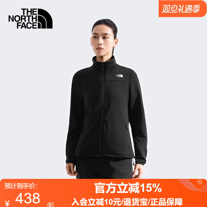 TheNorthFace北面抓绒衣女25秋冬户外舒适软壳保暖内胆外套8FJV