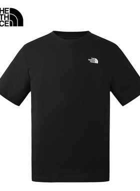 TheNorthFace北面T恤26春夏男户外休闲舒适纯棉LOGO圆领短袖8GWE