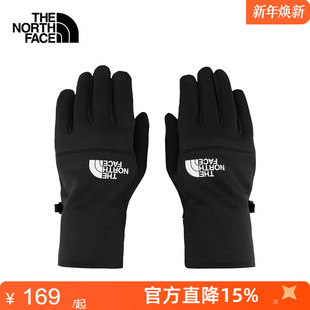 TheNorthFace北面Etip手套男25秋冬户外抓绒保暖可触屏骑行4SHA