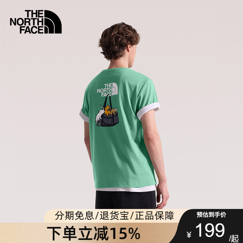 TheNorthFace北面短袖T恤男女纯棉运动上衣户外透气26春夏8GVP图片