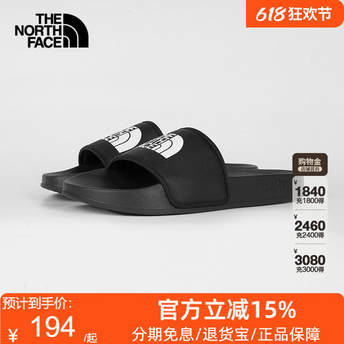 北面拖鞋新凉拖女沙滩鞋