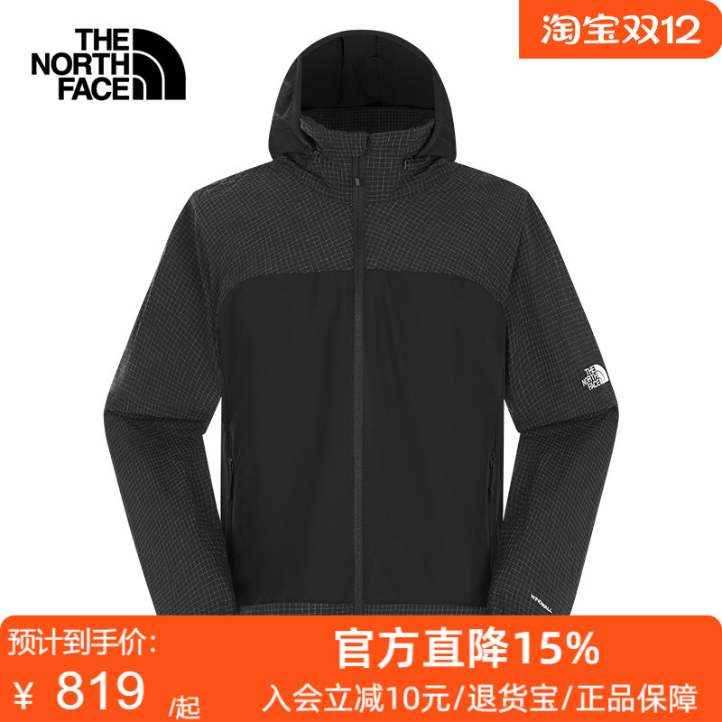 TheNorthFace北面25秋冬新款户外男士防泼水防风休闲连帽外套8ENF