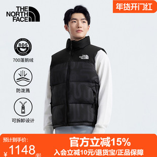 北面男女款96 Nuptse羽绒马甲鹅绒保暖ICON复刻TheNorthFace|3JQQ
