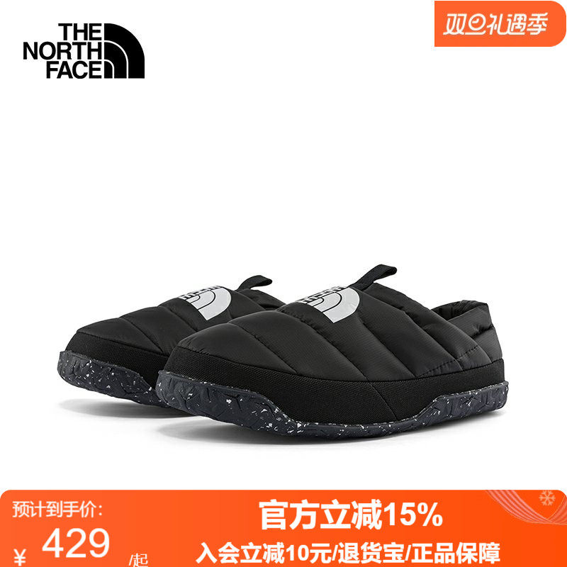 北面冬季休闲鞋保暖一脚蹬