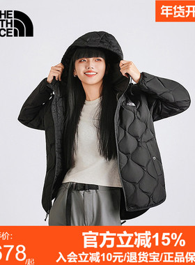 TheNorthFace北面女羽绒服保暖25秋冬防泼水鹅绒550蓬休闲8GKK