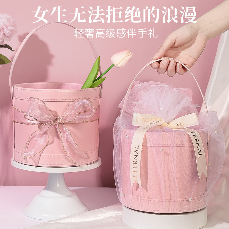 皮质伴手礼空盒礼盒结婚伴娘礼物盒子礼品盒儿童毕业中考仪式感