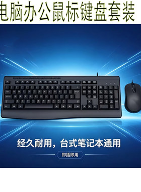 电脑办公有线无线鼠标键盘套装