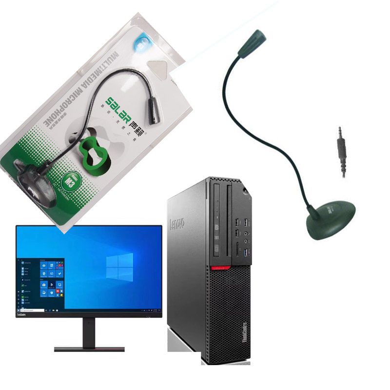 声籁电脑麦克风话筒K歌游戏话筒电容麦话筒麦克风3.5mm头电脑通