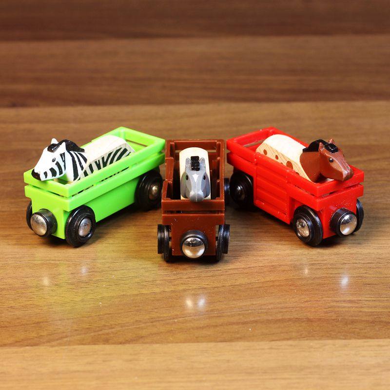 散货BRIO三款马加动物车厢微瑕