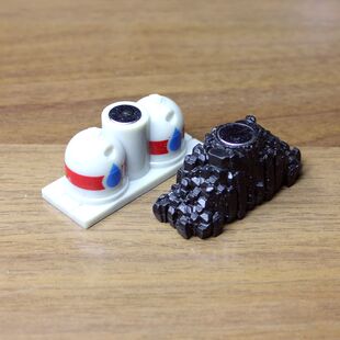 黑色煤炭矿石 油罐 散货BRIO轨道小车场景配件 正品