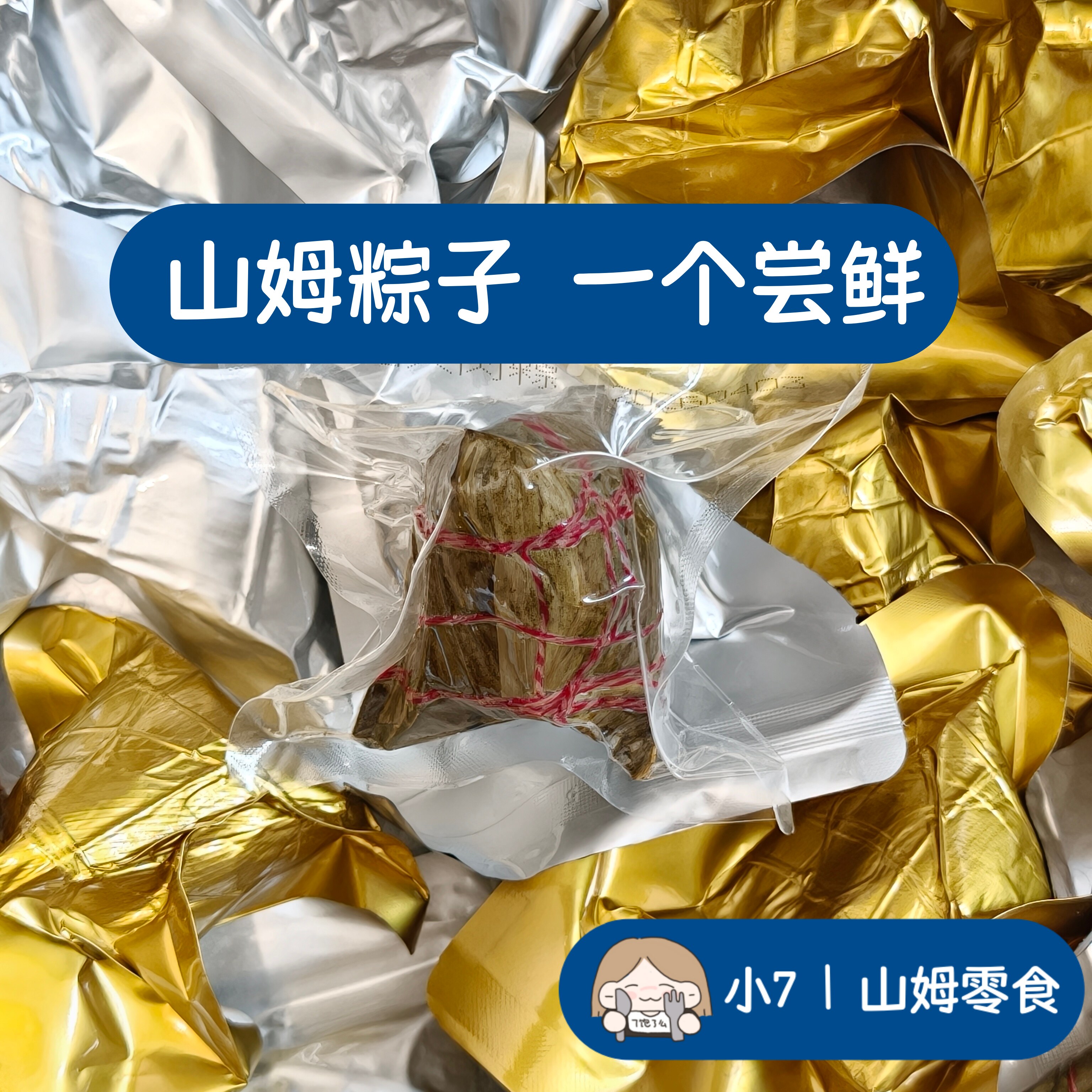 小7山姆【MM 粽子分装 一个尝鲜】 黑松露云腿 蛋皇 肉粽粽蜜枣粽