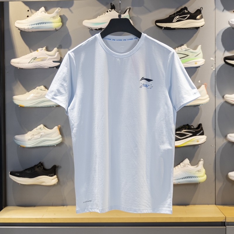 李宁短袖T恤男子2025秋季新款健身系列排湿速干运动上衣ATSV399,运动服/休闲服装,运动T恤,淘宝优惠券,粉丝福利购,淘宝优惠卷