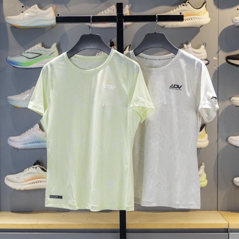 李宁短袖女子速干凉爽短袖T恤