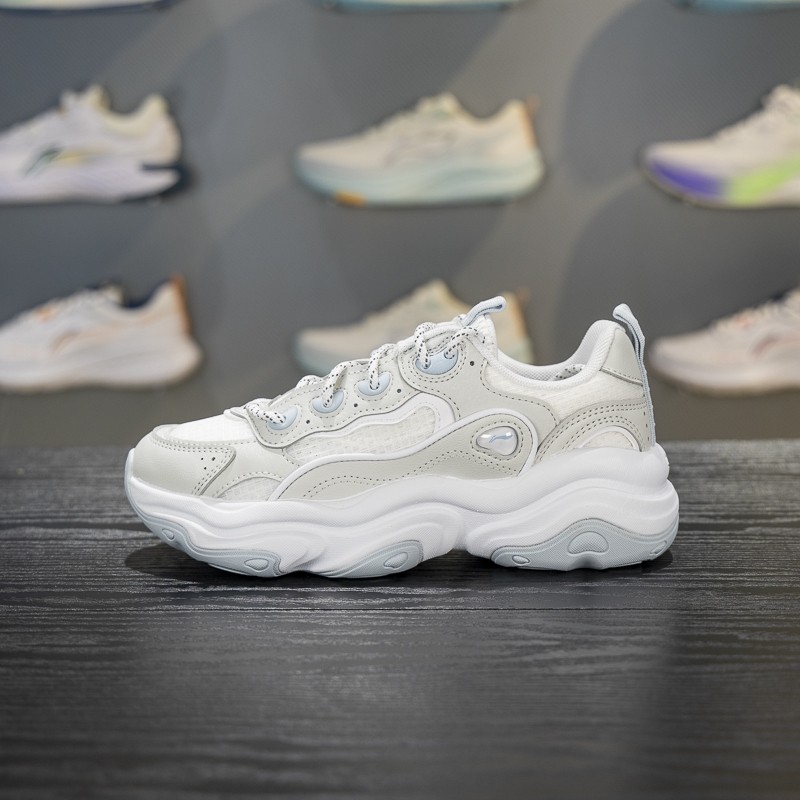 李宁休闲鞋女子2025秋季新款复古老爹鞋厚底增高运动鞋AGCV276,运动鞋new,运动休闲鞋,淘宝优惠券,粉丝福利购,淘宝优惠卷