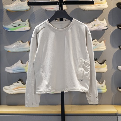 李宁长袖女子速干凉爽长袖T恤