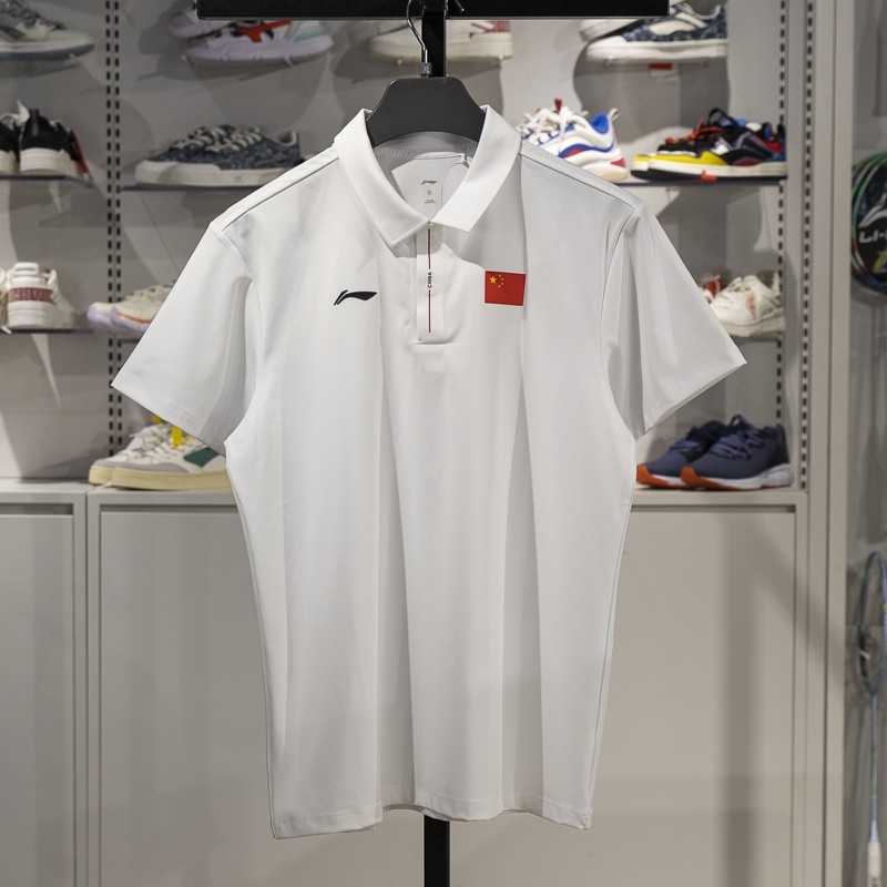 李宁短袖POLO衫男子2024赞助中国代表团国家队运动翻领T恤APLUA97,运动服/休闲服装,运动POLO衫,淘宝优惠券,粉丝福利购,淘宝优惠卷