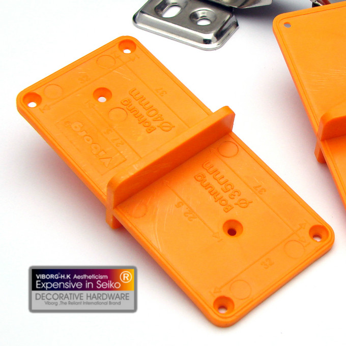 VIBORG域堡PM㊣铰链专业开孔尺/铰链开孔工具/35杯和40杯