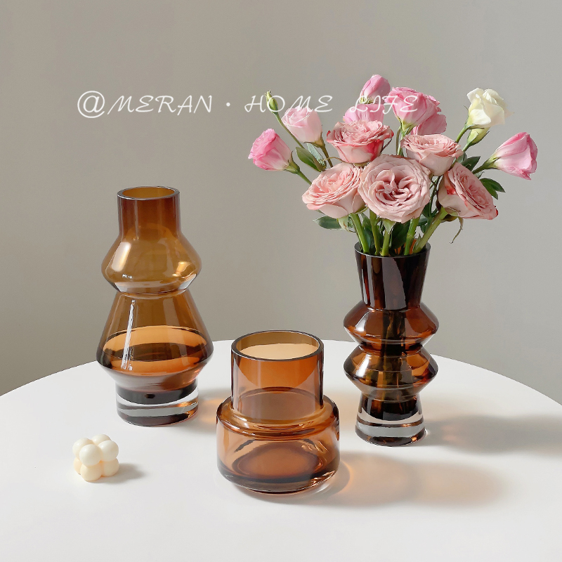 MERAN高级ins风轻奢花瓶艺术摆件