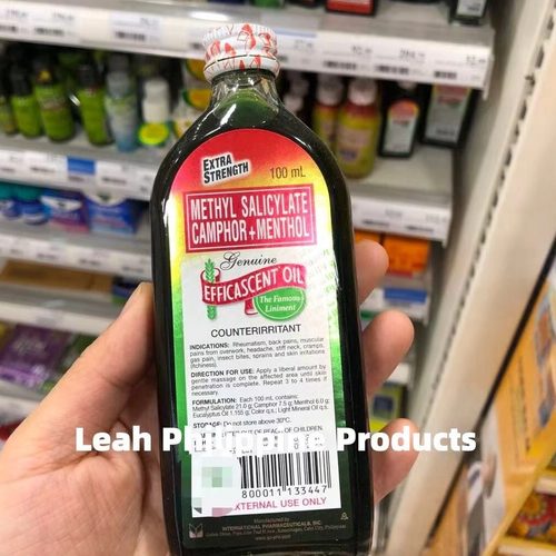 Available Philippine product Efficascent oil 100ml