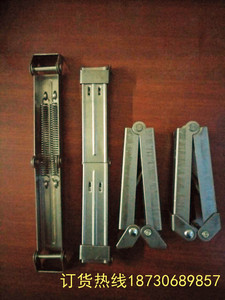 舞台T台配件双拉簧会议折簧折叠架配件酒店桌长条桌弹簧铰铁支架