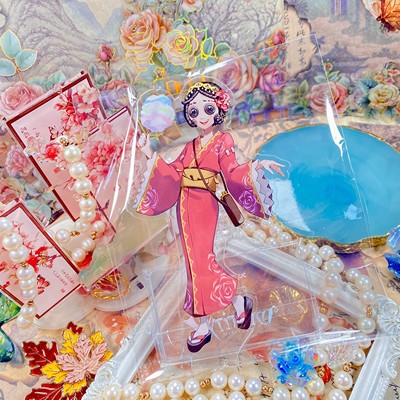 正版日谷包邮第五人格周边舞女玛格丽莎生日纸卡片吧唧立牌克洛托