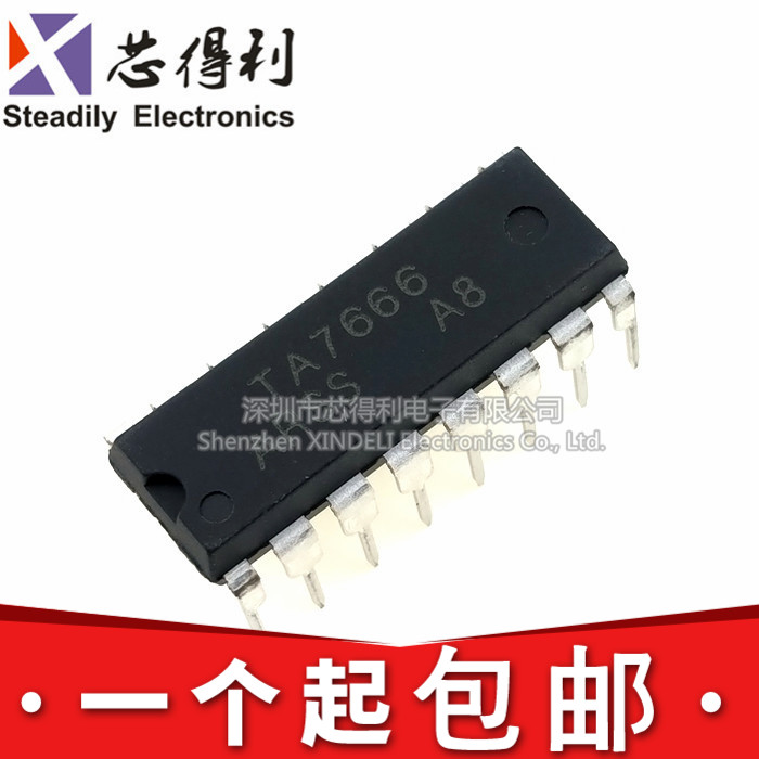全新 LED显示驱动电路TA7666 TA7666P DIP16 全新现货 可直拍ic