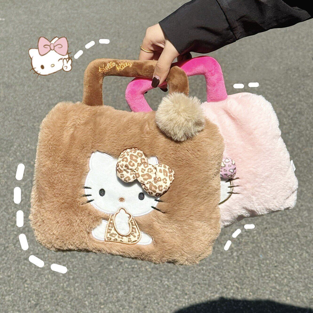 hellokitty豹纹热水袋联名暖宝宝充电款女生可爱暖肚子暖手宝防爆