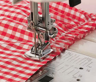 兄弟蝴蝶acme胜家缝纫机打皱压脚