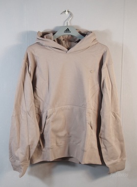 阿迪达斯三叶草男子针织棉涤加厚保暖透气纯色套头连帽卫衣HN6932