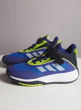 阿迪达斯OWNTHEGAME 3.0K 儿童款高帮耐磨防滑减震篮球鞋 JQ3498