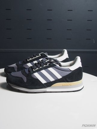 阿迪达斯三叶草ZX 500男子低帮织物翻毛皮百搭复古休闲鞋 GY1980