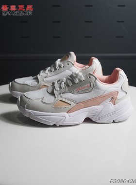 阿迪达斯三叶草FALCON女子低帮织物透气减震耐磨时尚休闲鞋GV7366