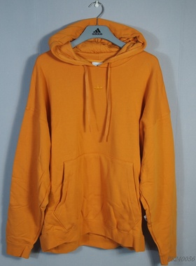 阿迪达斯三叶草 D11 BEAR 男针织棉涤线圈透气套头连帽卫衣HJ7823