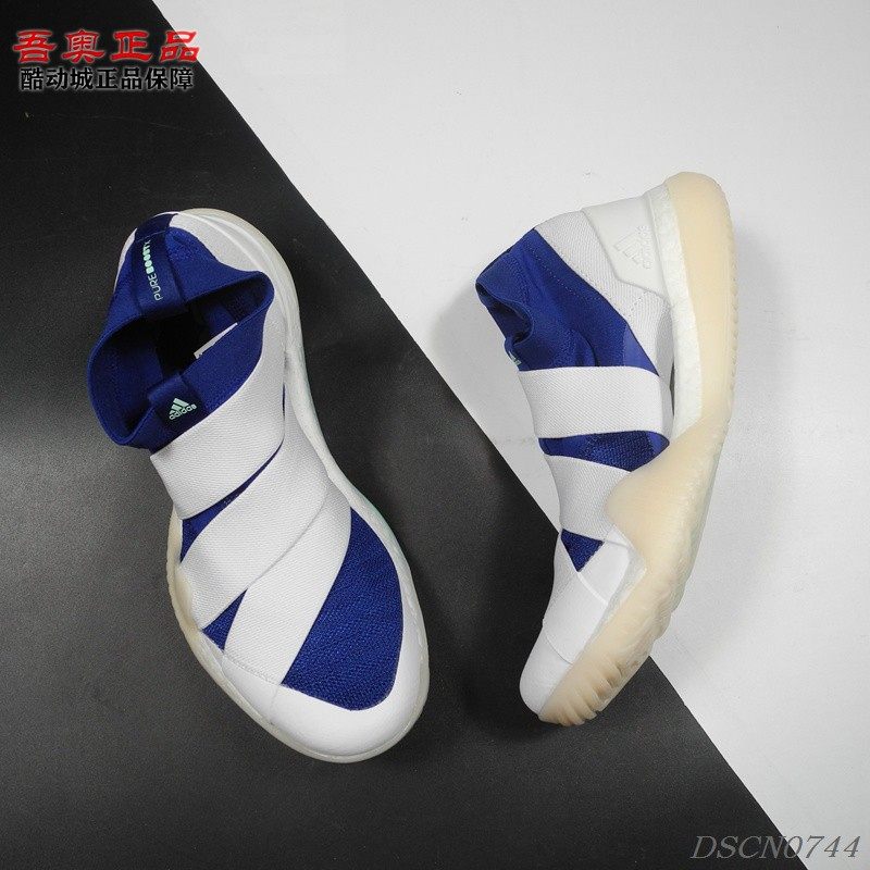 阿迪达斯女袜套绑带减震训练鞋